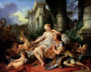 Rinaldo and Armida by Francois Boucher